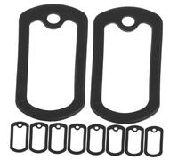 HOODANCOS 10pcs Military Dog Tag Silicone Silencer Noise-reducing Protective Covers Replacement Pet Tag Mute Rings Wear-Resistant