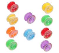 HOODANCOS 10pcs Mini Cartoon Yo Yo Balls Playthings for Early Education Safe Material Enhances Hand Eye Coordination for Boys