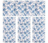 HOODANCOS 10pcs Packaging Paper Box Wrapping Paper Blue Delicate Romantic Pattern and Smooth Texture Not Easy to Tear Long Term Use for Crafts and DIY Birthday Box