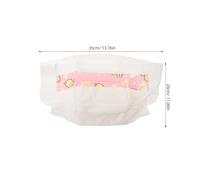 HOODANCOS 10pcs Paper Doll Diapers Refill Pack for 40-50cm Reborn Dolls Accessories for Pretend Play