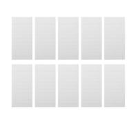 HOODANCOS 10pcs Plastic Circuit Breaker Panel Blanks with Snap in Design, Flame Retardant Modular Breaker Fillers for Load Center and Switchgear, Smooth Surface Electrical Panel Safety