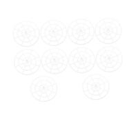 HOODANCOS 10pcs Plastic Fermenting Weight Plates with Special Design for Even Pressing Pickle Jar Pressers for Quick Vegetable Pickling Multi-Functional Fermentation Tool for Home Use