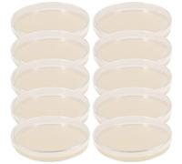 HOODANCOS 10pcs Prepoured Nutrient Agar Petri Plates Thick Agar for School Science Experiments Microbial Cultures Laboratory Supplies Suitable for Stem Projects