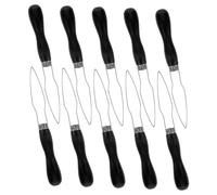 HOODANCOS 10pcs Quick Button Hook Tool with Plastic Handle for Seniors One-Handed Snap Button Press and Zipper Pull Dressing Aid for Wedding Dresses Home Travel