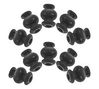 HOODANCOS 10pcs Shock Absorption Silicone Rubber Balls Drone Damper Anti-vibration Mount 360° Rotation Black
