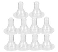 HOODANCOS 10Pcs Silicone Lamb Feeding Nipples Bite-resistant Milk Drink Pacifiers for Sheep and Small Animals Soft Wear-resistant Calf Feeding Supplies