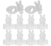 HOODANCOS 10Pcs Small Hot Water Bottle Stoppers Plastic Sealing Plugs 2.5X4Cm Reusable Caps for Hot Water Bags Heat Sealer Accessories for Cold Therapy