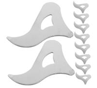 HOODANCOS 10pcs Stainless Steel Nut Crackers Macadamia Walnut Opener Household Nut Sheller Ergonomic Design Easy to Use Labor-Saving Tool