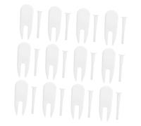HOODANCOS 12 Sets Exercise Ball Plug Replacement Kit for Yoga and Fitness Balls Plastic Air Stopper Pins with Airtight Seal Easy Installation Wide Compatibility for Inflatable Balance and