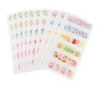 HOODANCOS 120pcs Waterproof Breathable Cartoon Wound Bandages for Outdoor Use, Adhesive Pe Material Patches that Do Not Hurt The Skin, Disposable Colourful First Aid Plasters and Adults