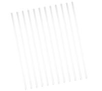 HOODANCOS 12cm Solid High Borosilicate Glass Stirring Rod 12pcs Set Laboratory Stirrer for High Temperature Experiments and Beverage Mixing