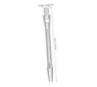 HOODANCOS 12Pcs Aluminum Metal Dart Shafts Threaded Rod Accessories Standard for Professional Amateur Players Outdoor Plaything Replacement Stems