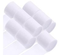 HOODANCOS 12pcs Disposable Gypsum Cotton Casting Bandage Wrap 5CM x 2.7m Elastic Breathable Athletic Fixing Mesh for Sports and Injury Care