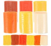 HOODANCOS 12pcs DIY Carpet Yarn Set Acrylic Precut Latch Hook Rug Yarn for Sewing Knitting Crafts, Embroidery Thread Suitable for Home Crafting and Blanket Making
