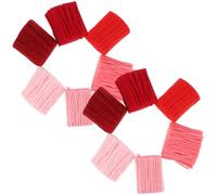 HOODANCOS 12Pcs Latch Hook Yarn Acrylic Fiber Pre-Cut DIY Rug Making Kit for Crochet Crafts Home Decoration Soft Supple Yarn Suitable for Beginners and Experienced Crafters