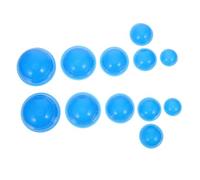 HOODANCOS 12Pcs Silicone Suction Cup Anti-Cellulite Body Massager Soft High-end Moisture Absorption Cupping Therapy for Muscle Relief and Suitable for Full Body Use