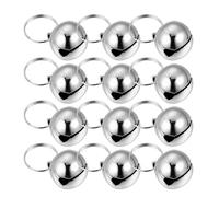 HOODANCOS 12pcs Silver Pet Bells for Dog Cat Collar Charms Pendant Accessories Anti-lost Training Bells for Pets Comfortable Crafting DIY Festive Jewelry Ornaments