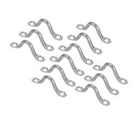 HOODANCOS 12pcs Stainless Steel Pad Eye Straps for Boats Yachts Durable Kayak Fixing Handles Lightweight Portable Wear Resistant for Use