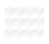 HOODANCOS 12pcs Transparent Insect Observation Boxes with Built Magnifier Spacious Insect Cages for Viewing Suitable for Science Learning and Nature Exploration