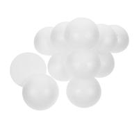 HOODANCOS 12pcs White Foam Half Balls Solid Hemisphere for DIY Crafts Floral Arrangements Hand Flower Holder Decorative Foam Shapes for Art and Modeling Projects