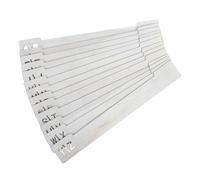 HOODANCOS 13pcs Wooden Vinyl Record Dividers A-z Tabs Alphabetic Organizer for Vinyl Albums, Comics, and Media Storage with Shelf Index Labels