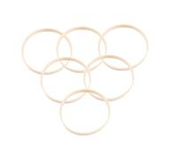 HOODANCOS 15pcs Bamboo Dreamcatcher Rings Smooth Round Hoops for DIY Craft Accessories for Wall Hangings Mandalas and Handmade Dreamcatchers