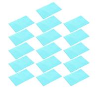 HOODANCOS 16pcs Blue Cut-to-size Refrigerator Liners Fridge Mats Cabinet Shelf Liners Drawer Mats Heat Insulation Non-slip Kitchen Storage Protection Pads