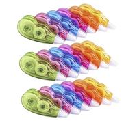 HOODANCOS 18pcs Correction Tape for Students Portable Adhesive Writing Tape Quick Error Fixing Easy-use for Boys School Office Stationery Random Color