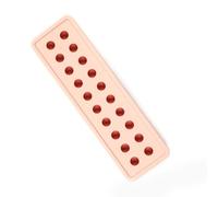 HOODANCOS 1pc Cavity Silicone Ice Ball Maker Tray Mini Round Ice Cube Mold for Freezer Easy-Release Apricot Pink Sphere Cube Mold for Kitchen Bar Party Drinks