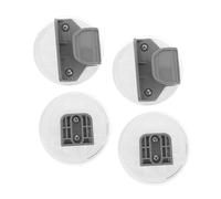 HOODANCOS 2 Set Retractable Gate Extension Hardware Plastic Playpen Connector for Stairs Doorways Hallways Secure Fit Replacement Parts Easy Flexible Installation Kit Gray