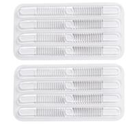 HOODANCOS 2 Sets Gel Rear Heel Sticker Heel Protector Pads for High-Heels Anti-Dropping Cushion to Avoid Foot and Bridge Shoe Gaps