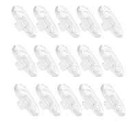 HOODANCOS 200Pcs Soft Silicone Push-in Eyeglass Nose Pads Replacement Cushions for Spectacles and Sunglasses, Comfortable Nose Bridge Support for Daily Wear Eyewear Accessories