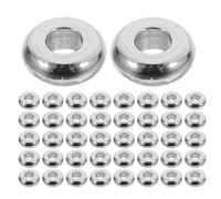 HOODANCOS 200Pcs Stainless Steel Flat Spacer Beads 3X1.5Mm with 1.2Mm Large Hole, Rondelle Disc Loose Beads for Jewelry Making, DIY Bracelet and Necklace Beading Supplies in Silver Steel