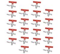 HOODANCOS 20pcs Automatic Rabbit Water Dispenser with Spring Zinc-plated Nipple for Cage Drinking Equipment, Farm and Household Pet Waterer for Small Animals