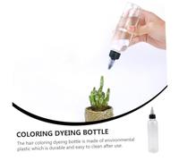 HOODANCOS 20pcs Clear Refillable Hair Dye Applicator Bottles with Precision Nozzle for Controlled Flow Squeeze Bottles for DIY Hair Coloring Scalp Treatment and Liquid Dispensing