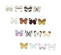 HOODANCOS 20pcs Delicate Butterfly Shaped Magnetic Bookmarks Page Folders for Classroom Book Decorations Butterfly Wings Assorted Style