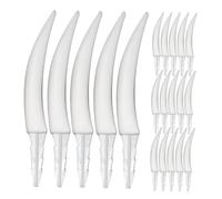 HOODANCOS 20PCS Halloween Pumpkin Teeth DIY Kit Realistic Plastic Fake Jack-o-lantern Fangs for Scary Party Decor Reusable Halloween Activity Supplies for School Events and Horror Theme