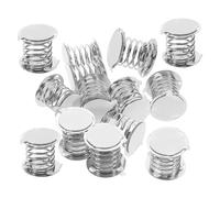 HOODANCOS 20pcs Metal Spring Base for Bobblehead Dolls Sturdy Dashboard Toy Accessories Enhanced Stability Fun Wobbling Effect Supplies Adhesive