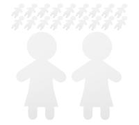 HOODANCOS 20pcs People Form Cutouts Craft Project Cutouts Blank Figure Drawing Stencils for Handmade Cardboard Graffiti Drawing Board People Cut Outs
