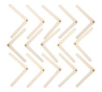 HOODANCOS 20pcs Pin Hinge for Rc Plane Model Aircraft Fixing Accessory DIY Craft Hinge Plastic Parts