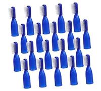 HOODANCOS 20Pcs Portable Half Finger Toothbrushes for Prisons and Rehabilitation Centers Compact Design with Soft Bristles for Gentle Cleaning for Safe Oral Hygiene Access
