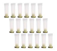 HOODANCOS 24pcs Bee Rearing Cell Protector Cage Beekeeping Tool for Queen Rearing Egg Laying Smooth Surface Equipment for Beekeepers