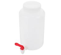 HOODANCOS 2500 Ml Plastic Spigot Water Container Reagent Dispenser Bottle with Lever Pour Easy Observation and Storage for Laboratory Use Professionals