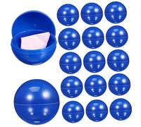 HOODANCOS 25pcs Blue Plastic Hollow Lottery Balls Diameter Table Tennis Balls for Game Party Decoration for Raffles and Drawings and Easy to Recognize