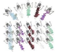 HOODANCOS 25Pcs Mixed Color Angel Charms DIY Pendants for Bracelet Necklace Keychain Jewelry Making Accessories Versatile Craft Supplies for Handmade and Creative Projects
