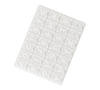 HOODANCOS 26 Large Alphabet Molds Silicone Letter Molding Creative Flag Shape Letter Mold with Crisp Lines Versatile Application Flexible Silicone Material for Baked Treats at Home