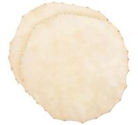 HOODANCOS 2pcs 30cm African Drum Leather Covers Hand Drum Replacement Accessories Percussion Parts for Musical Instruments