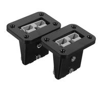 HOODANCOS 2Pcs 50A Automotive Battery Quick Disconnect Connector Plug with Base Bracket, High Current Wire Harness for Winch and Trailer Wiring Systems