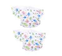 HOODANCOS 2pcs Adjustable Adult Cloth Diapers Unisex Washable Breathable Incontinence Swim Nappies with Leak-Resistant Design for Seniors Disability Postpartum Care
