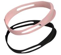 HOODANCOS 2Pcs Adjustable Chin Strap for Men and Mouth Breathers Comfortable Elastic Snore Brace Support with Chain Design Jaw Support for Quiet Sleep